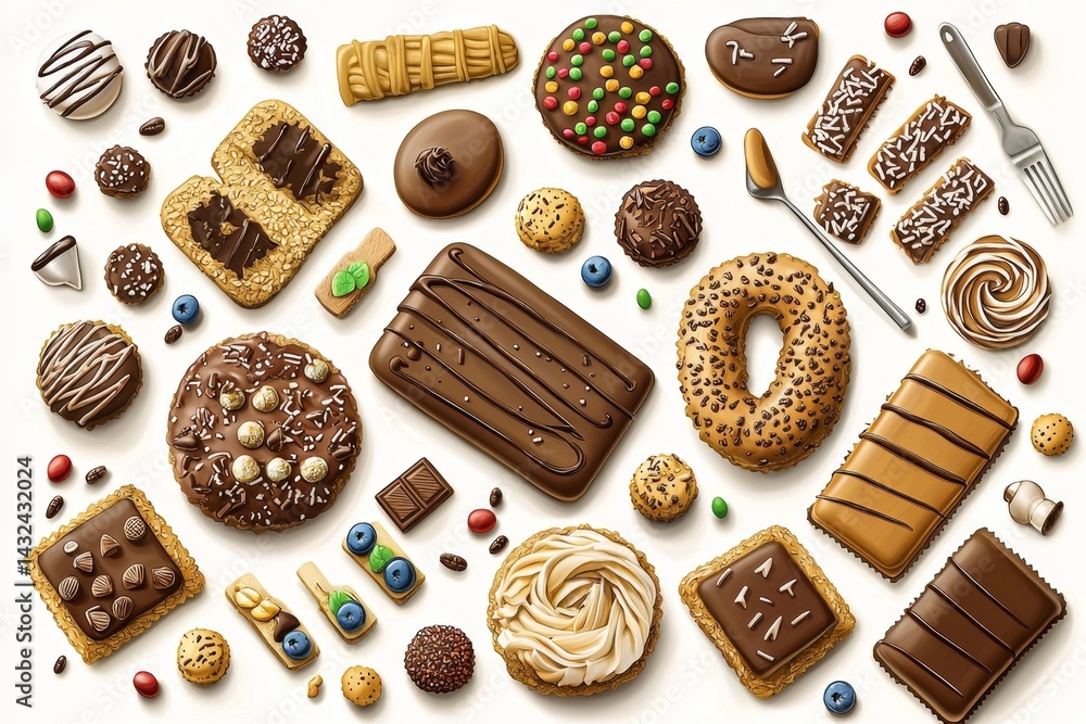 Adorable illustrations capturing the essence of sweet indulgence. Adorable illustrations capturing the essence of sweet indulgence.