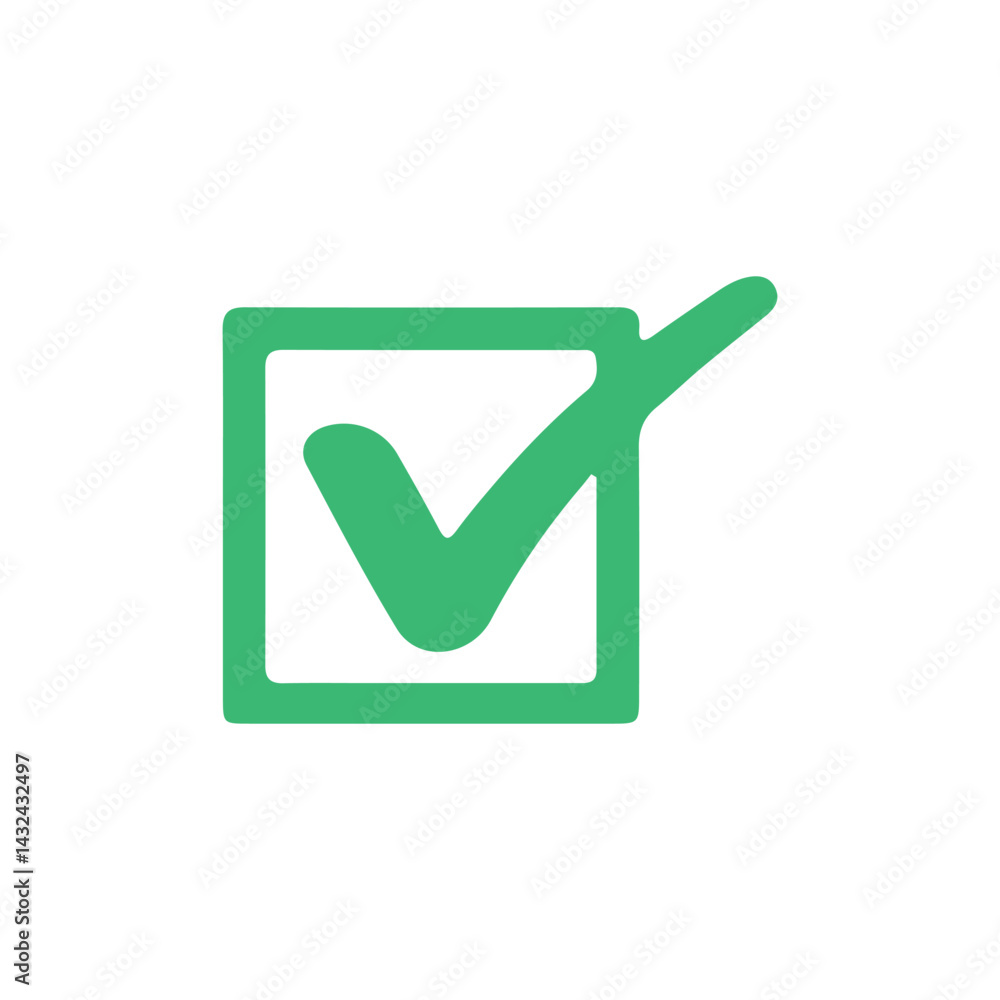 check mark icon. tick mark with checkbox icon. Vector Illustration Eps 10 check mark icon. tick mark with checkbox icon. Vector Illustration Eps 10