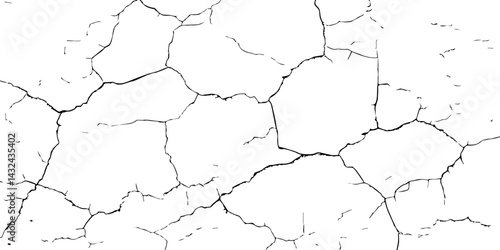 featuring a white background with a dry, cracked pattern.White cracked texture background,  The white background adds a rustic feel.