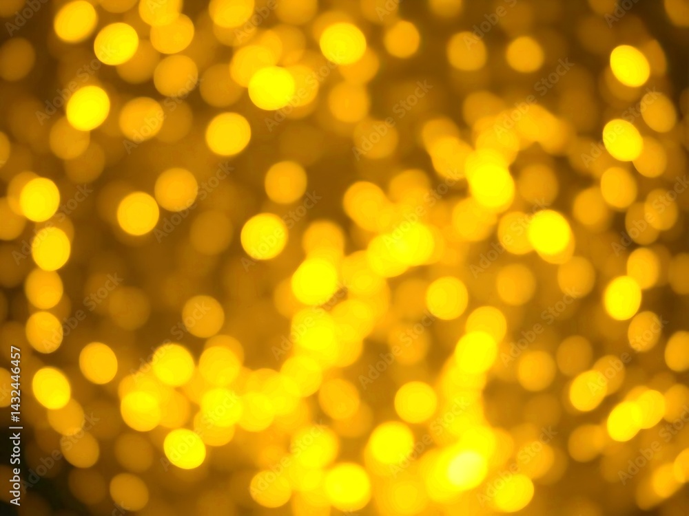 Obraz premium abstract bokeh background. light, christmas, bokeh, blur, gold, lights, yellow, bright, golden, orange, holiday, color, decoration, celebration, xmas, glow, shiny, design, pattern, glowing, new, blurr