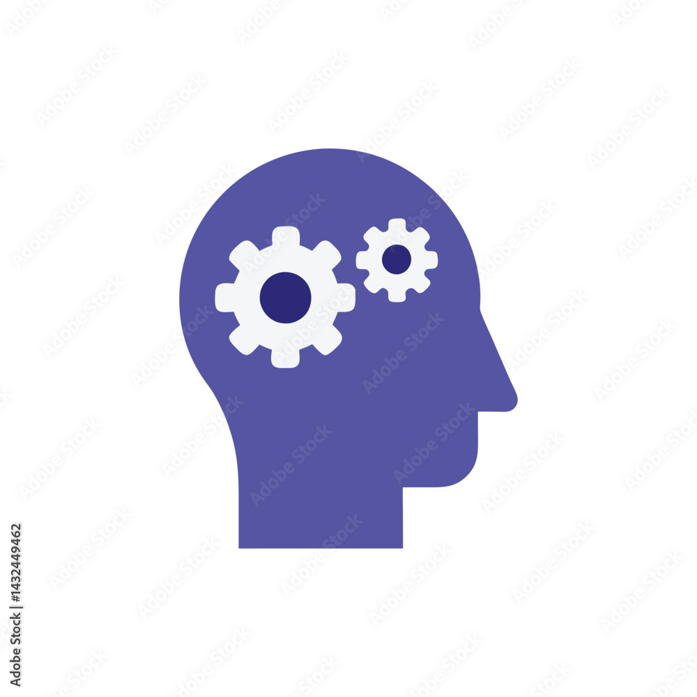 Mind Gears Creative Thinking, Problem Solving Icon