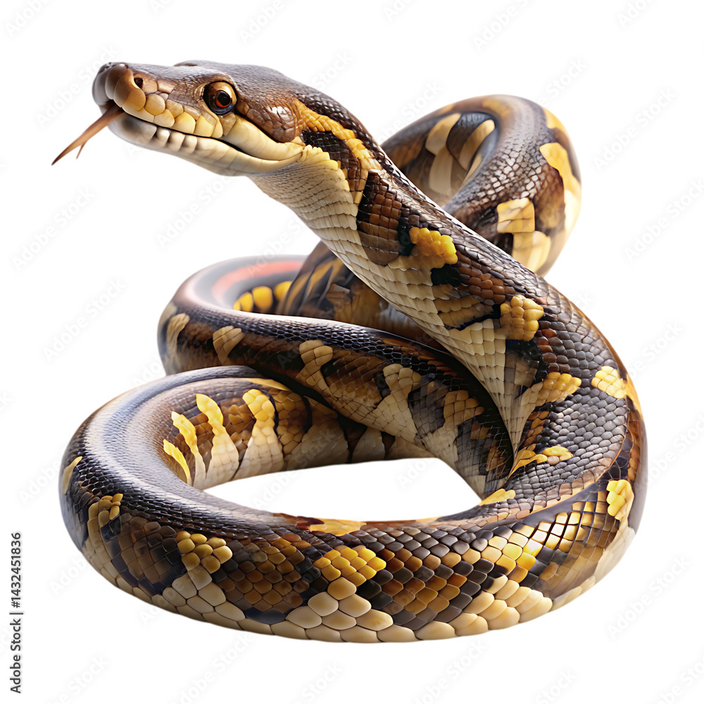 Obraz premium Python Snake Image: High Resolution Reptile Photo