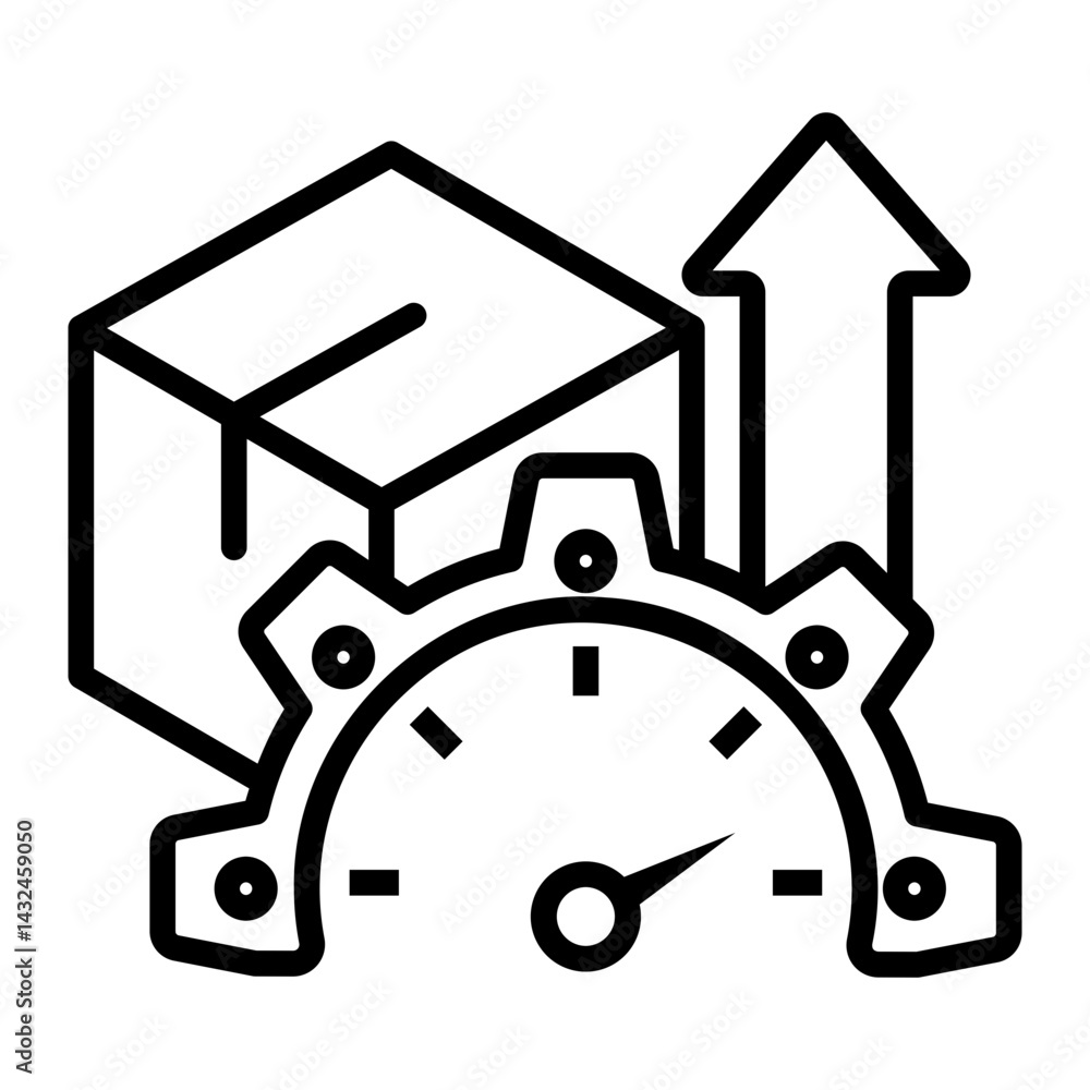 Obraz premium cost Line Icon