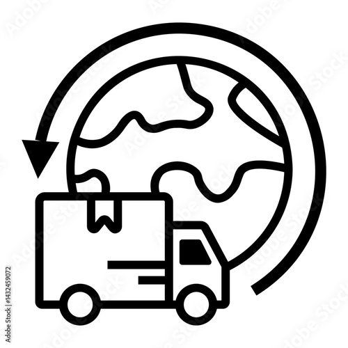 deployment Line Icon
