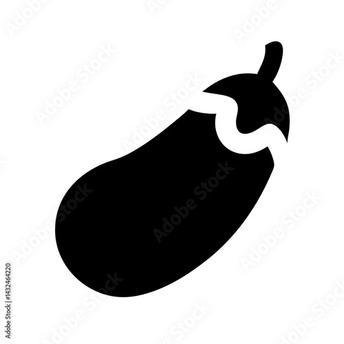 Eggplant Vegetable Icon Design