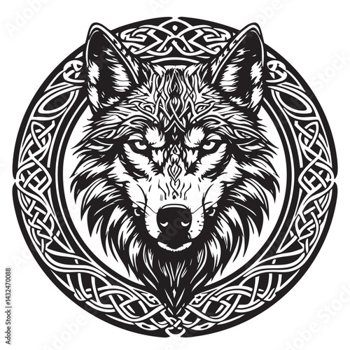 wolf head tattoo