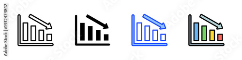 Cash Flow Icon Collection With Multiple Styles