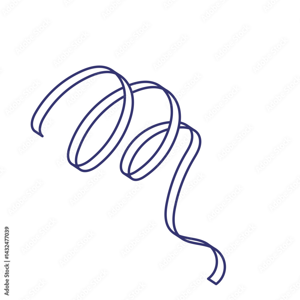 Obraz premium Confetti Line Art 