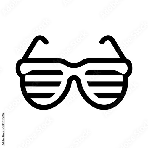 Sunglasses Party Look Icon Design