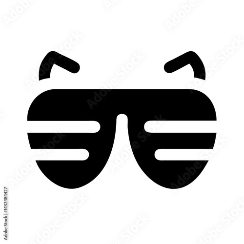 Sunglasses Party Look Icon Design