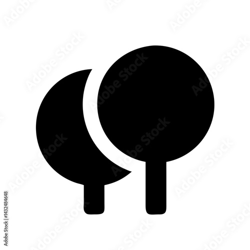 Table Tennis Paddles Icon Design