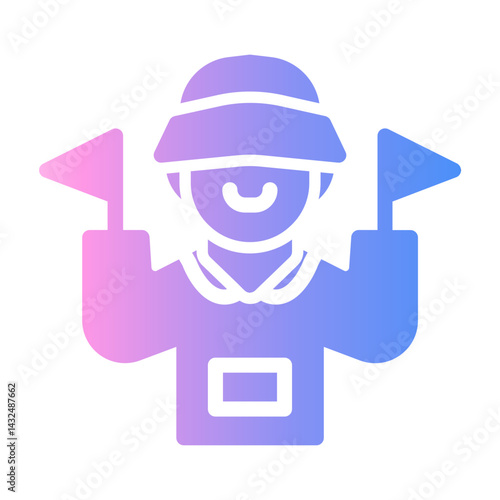 tour guide Gradient icon