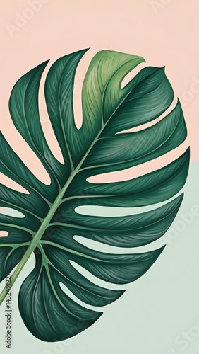 green leaf vector