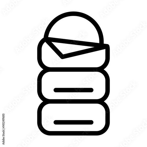 sleeping bag Line Icon