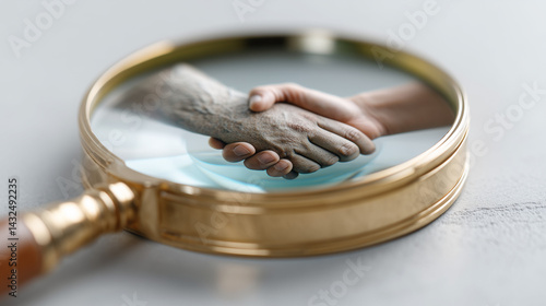 Golden Handshake: The image...