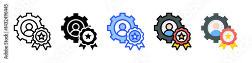 Specialization Icon Collection With Multiple Styles