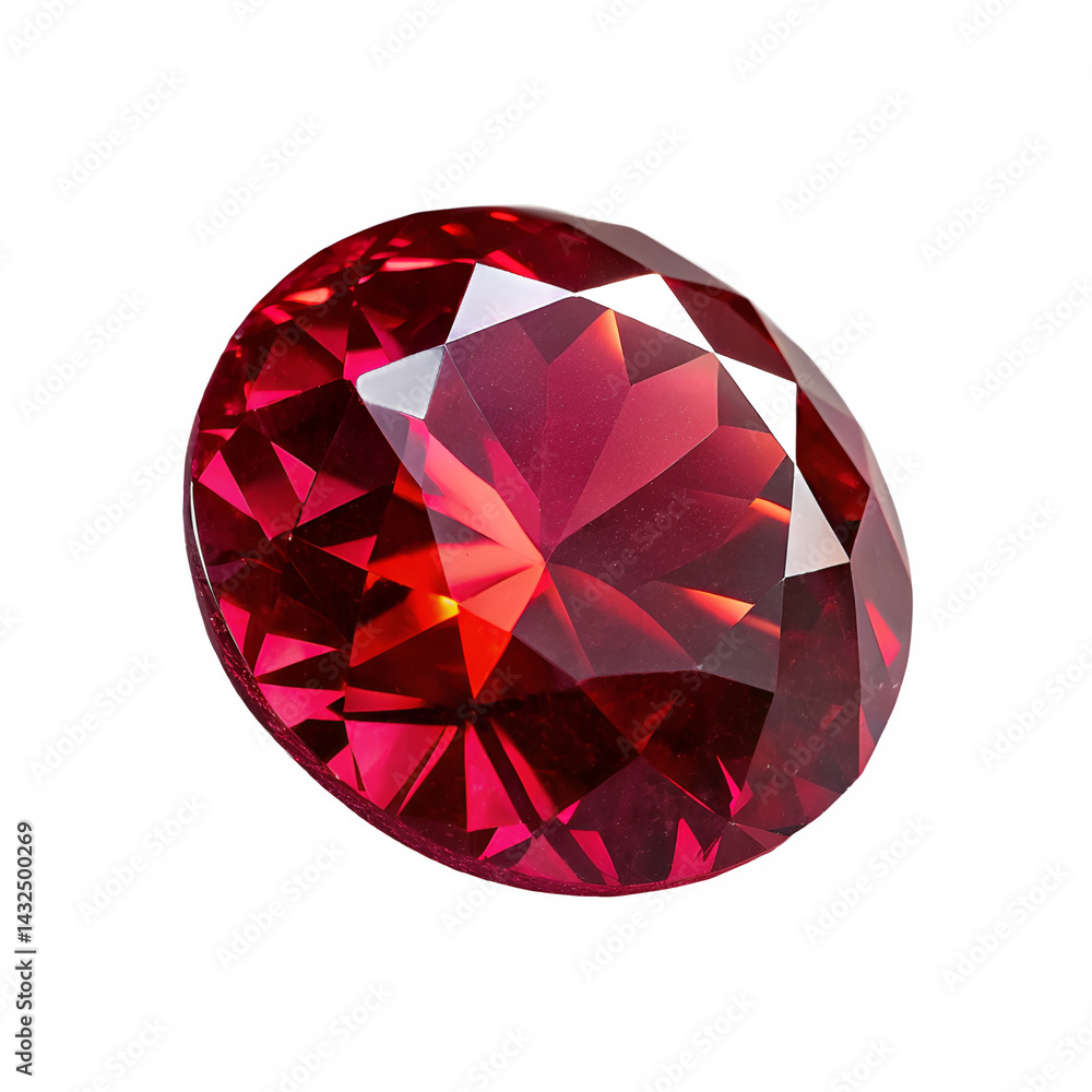 Three to four angle perspective shot of a ruby with intricate detailing. Three to four angle perspective shot of a ruby with intricate detailing.