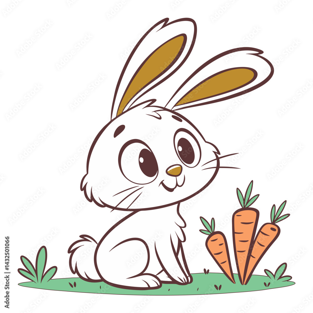 Obraz premium Rabbit Illustration vactor