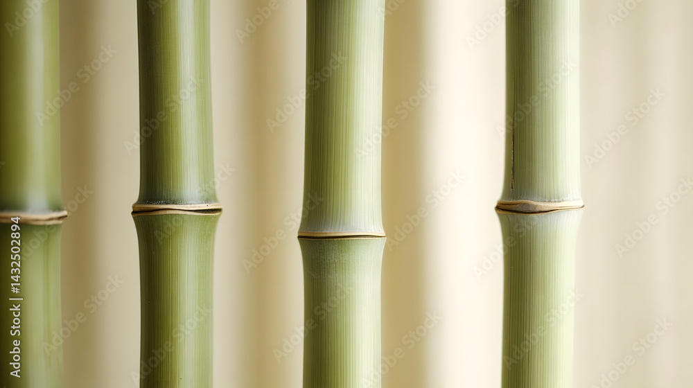 Serene Bamboo Stalks, Nature's Grace