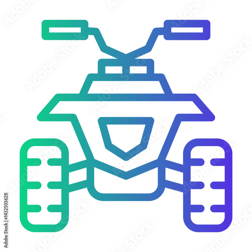 quad Line Gradient Icon