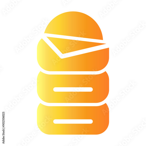 sleeping bag Gradient icon