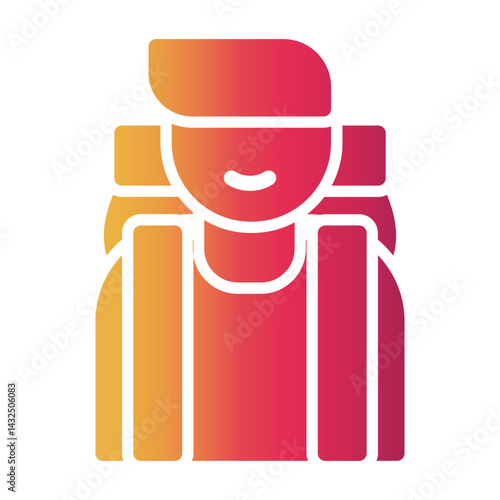 backpacker Gradient icon