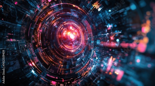 Wallpaper Mural Visualization of economic cycle on tablet Torontodigital.ca