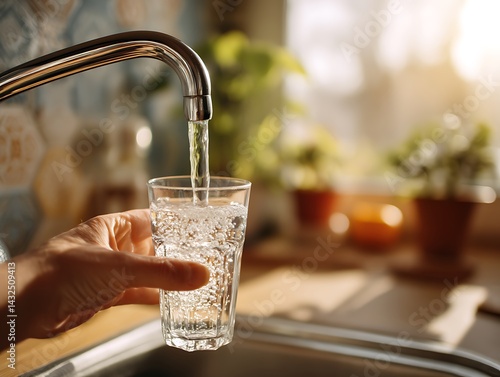 Fresh and clean drinking water straight from the tap
