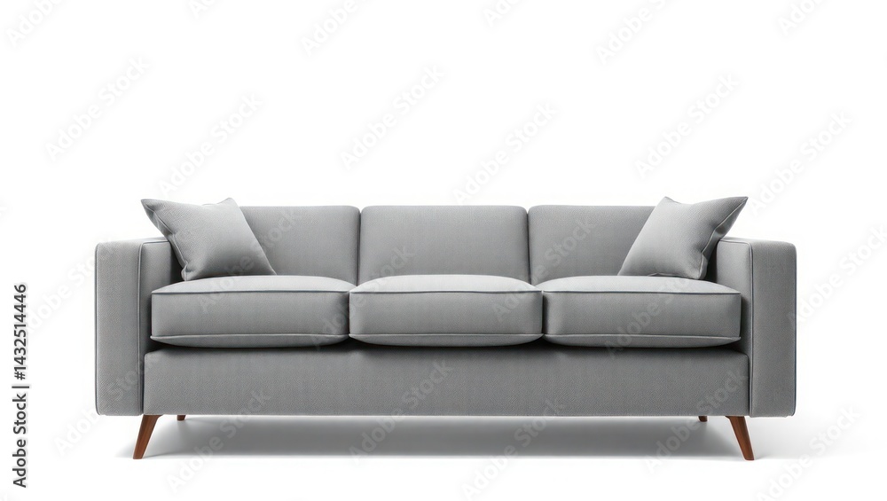Fototapeta premium sofa isolated on white background