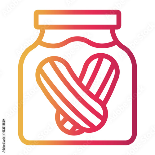 storage Line Gradient Icon