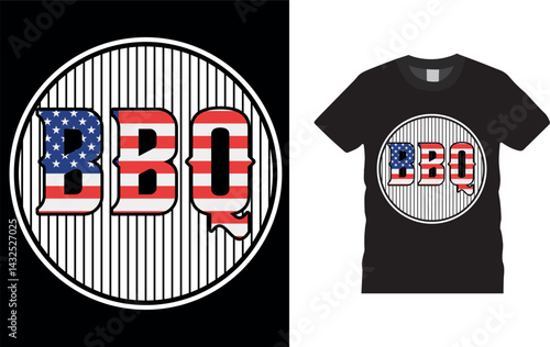 BBQ t-shirt design. Funny BBQ T shirt Design.