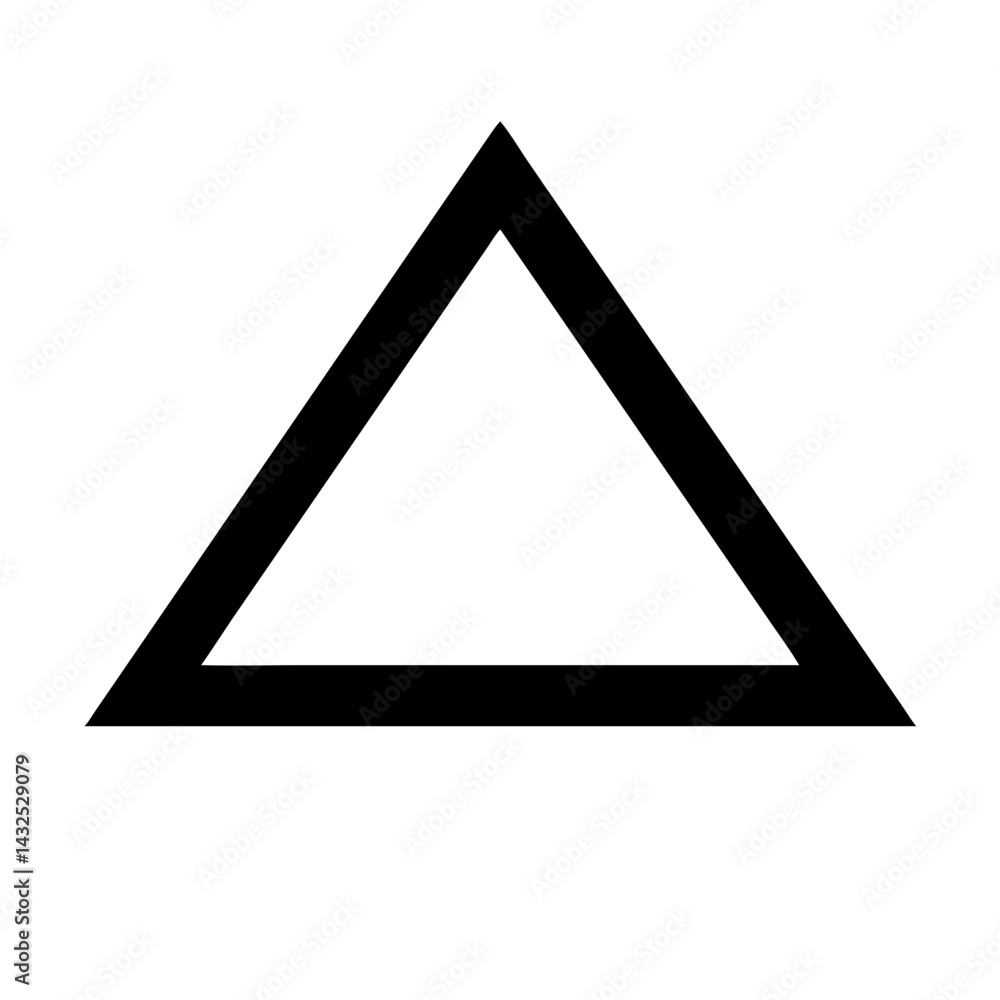 Triangle Icon Vector Illustration Triangle Icon Vector Illustration