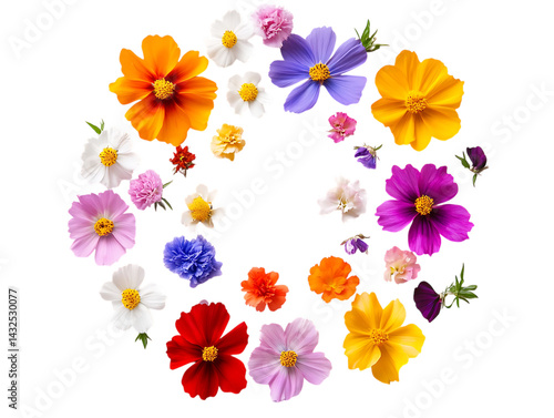  Colorful Cosmos Flowers in Bloom