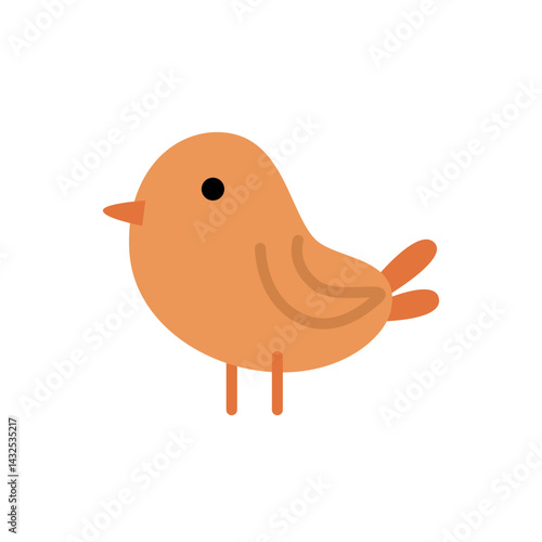 cute cartoon bird illustration