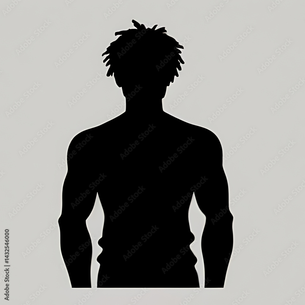 Fototapeta premium black silhoutes of business businessman