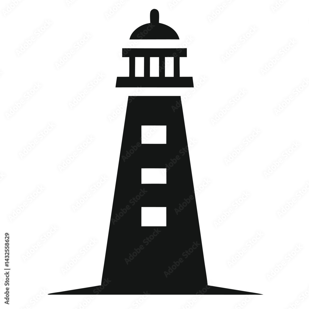 beacon lighthouse vector icon beacon lighthouse vector icon