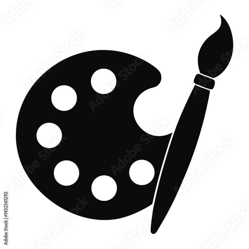 artist paint tools icon