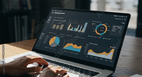 A marketing analytics dashboard combining CRM and web-traffic data