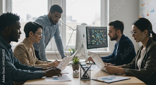 A risk-management team assessing cybersecurity exposures and controls