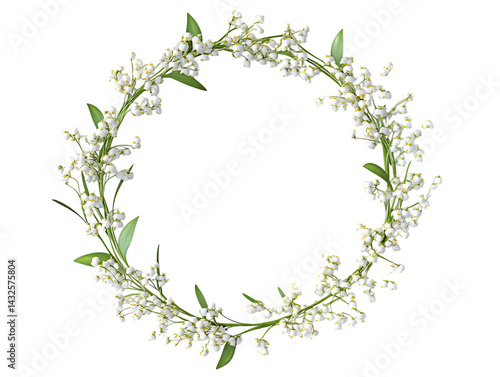 Lily of the Valley Flowers in Bloom