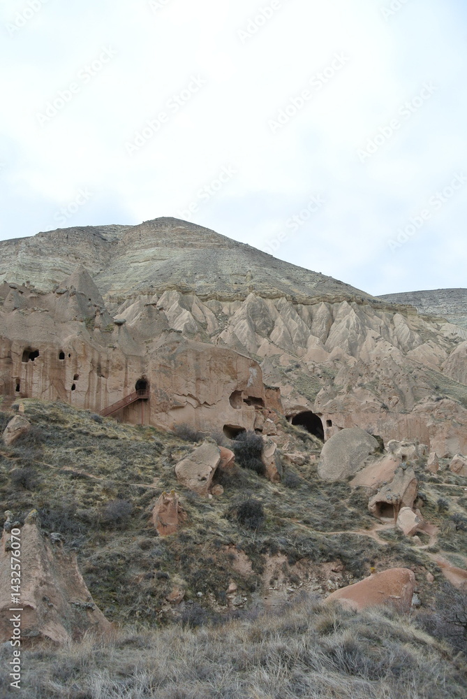 Fototapeta premium トルコ カッパドキアの岩石