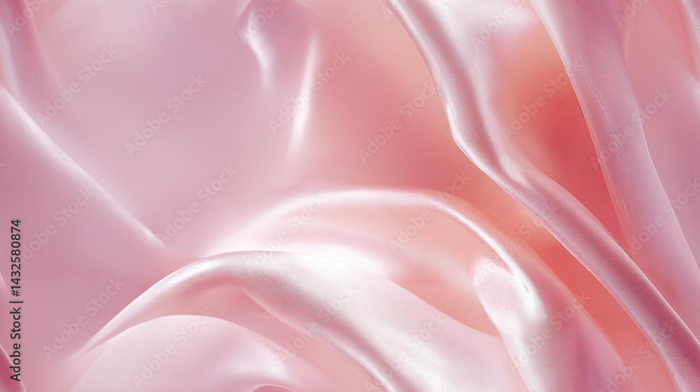 Obraz premium pink satin background