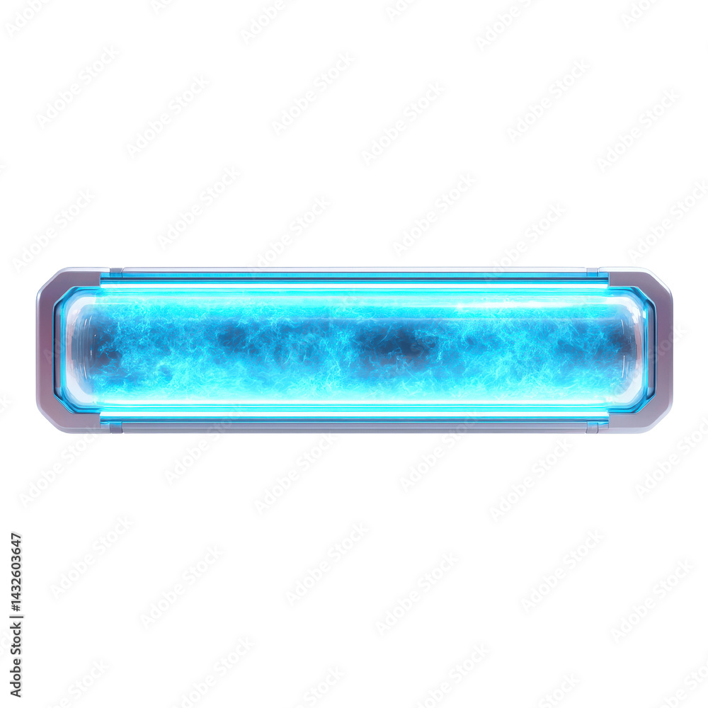 Futuristic Energy Core Glowing Blue Plasma Contained in a Sleek Metallic Frame Futuristic Energy Core Glowing Blue Plasma Contained in a Sleek Metallic Frame