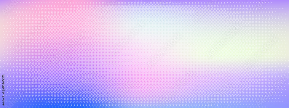 Background with pixel pattern and abstract texture. Blue and purple bitmap art featuring soft gradation and digital game-like aesthetic with subtle retro feel.