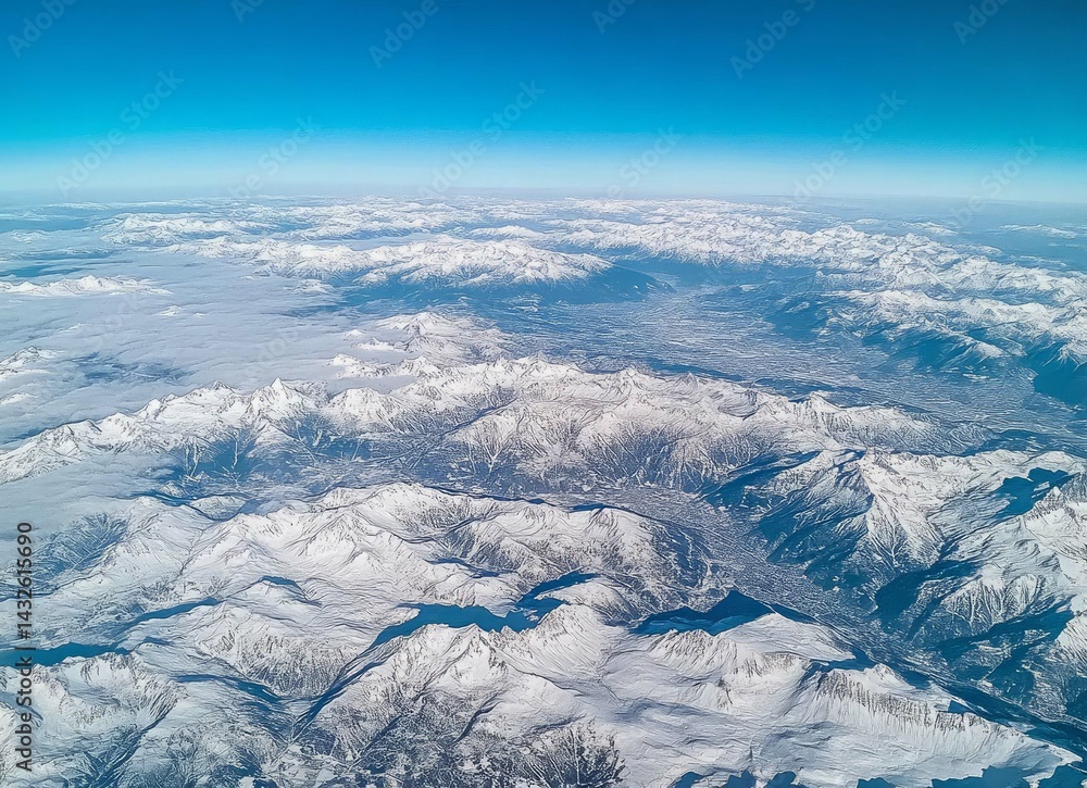 Obraz premium snow covered mountains in winter, snow, mountain, winter, landscape, sky, mountains, nature, alps, peak, ski, panorama, ice, cold, glacier, rock, alpine, white, view, travel, clouds, high, top, snowy,
