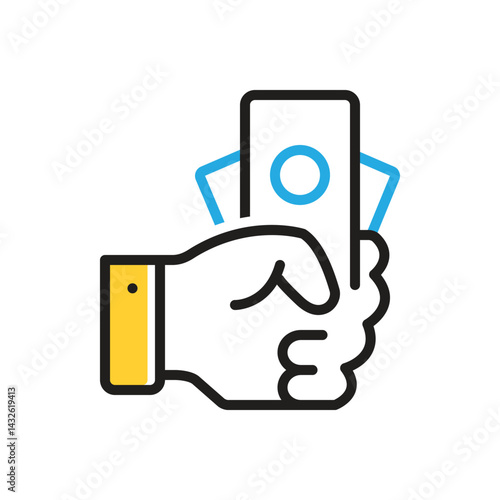 Multi color icon for fee