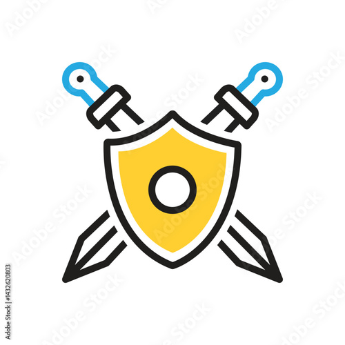 Multi color icon for defensive