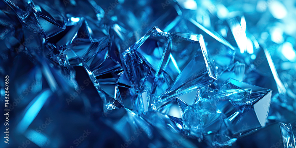 Cool Blue Ice Texture with Frosted Edges - Winter-Inspired Frozen Background Design Cool Blue Ice Texture with Frosted Edges - Winter-Inspired Frozen Background Design