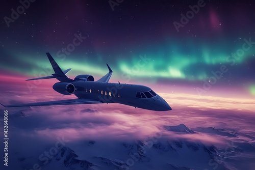 Wallpaper Mural airplane in the sky Torontodigital.ca