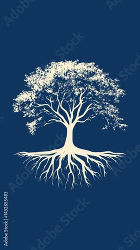 Family Reunion Tree Design 2024: Roots and Love Themed Vector Art